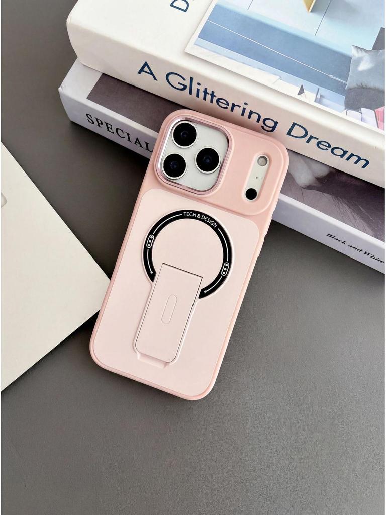 Apple 17 Pro Max Skin-Feel Magnetic Anti-Fall Bracket Case