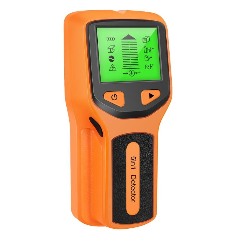 Stud Finder Wall Scanner 5 in 1 Stud Detector with Intelligent Microprocessor & H-D LCD Display Stud Sensor Beam Finders