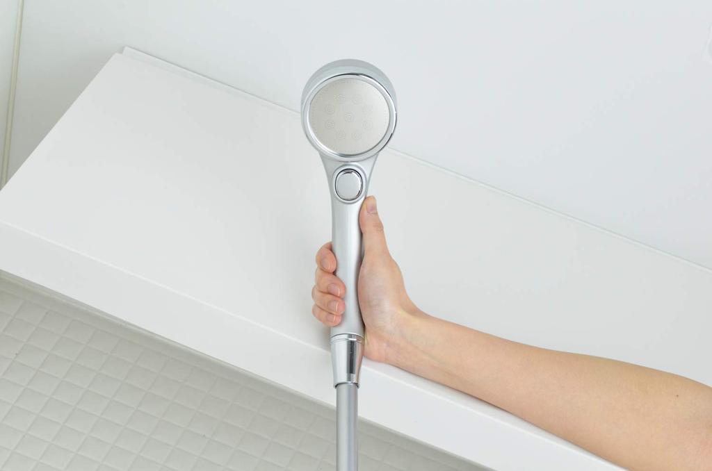 KAKUDAI Water Purification Stop Shower Platinum Silver Head, Li-Large, 357-916-S,