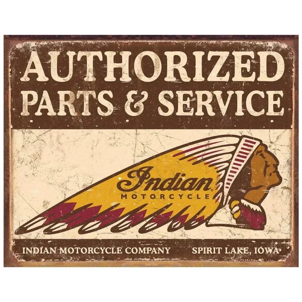 Metallblechschilder Indian Motorcycles Scout Gegr. 1901 Dekoration Eisen Farbe G Metall Dekorative Wandkunst Vintage Schilder Garage Club Bar