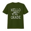 Back to school 6th Grade Square Root of 36 maths teacher T Shirt Black vintage Washed streetwear Soft designer clothes