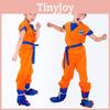Élénk Gyerek Felnőtt Anime Dragon Ball Z Goku Cosplay Jelmez Szett Farsangi Partikra