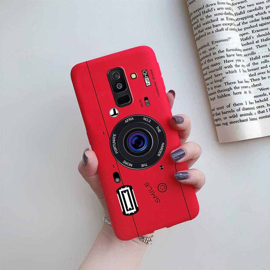 Daisy Flower Phone Case For Samsung Galaxy A6 Plus A6+ 2018 A605F Case Cover Cute Silicone Funda For Samsung A6 2018 A600F Case