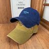 Internet Celebrity Spring and Autumn Soft Top Baseball Cap Washed Old Texture Retro Embroidery Modified Face Cap