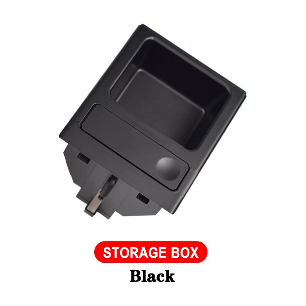 

Новый стайлинг автомобиля с двойным отверстием, ящик для хранения монет на передней центральной консоли + подстаканник для BMW E46 серии 1999-2006 гг. Black Storage Box