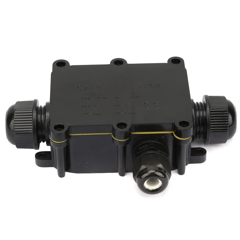 Connection Box IP68 Junction Box 2/3/4 Way 72*48.8*37mm Terminal Box Wire Range 4-15mm Electrical Junction Box Wet Environments