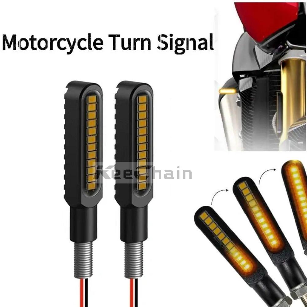 

Мотоциклетные светодиодные указатели поворота, универсальный 12 В, водонепроницаемый янтарный мигающий индикатор, мигалка, задняя лампа с ЧПУ, мото