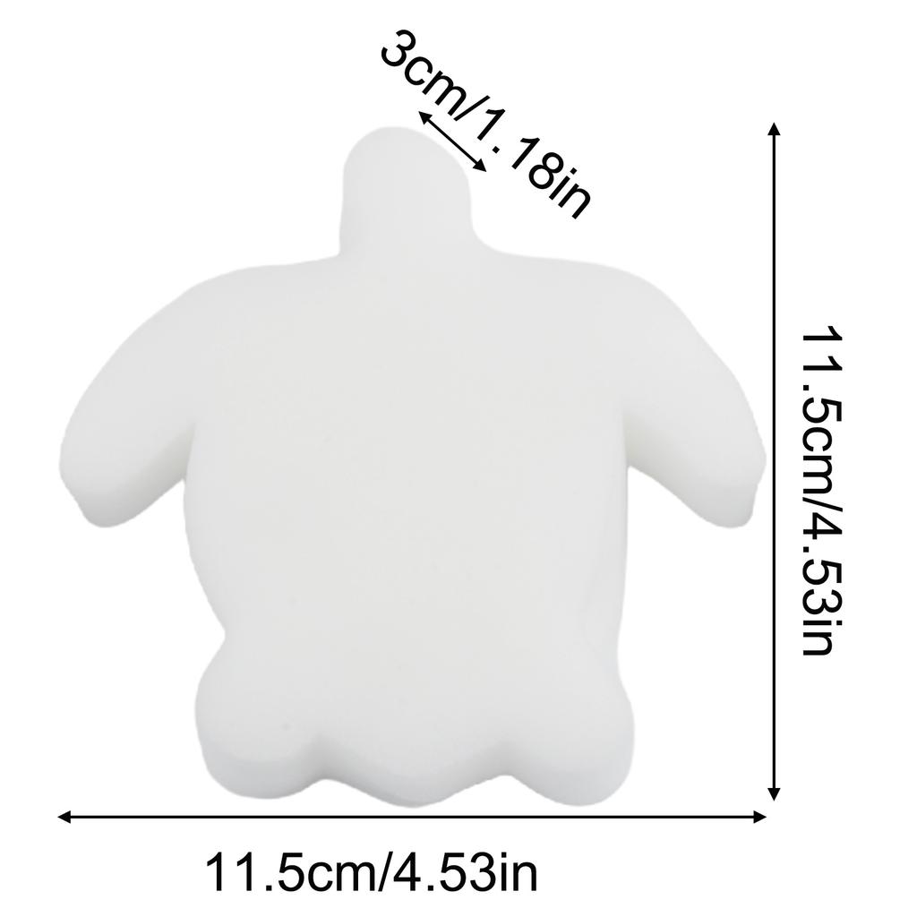 Bathtub Cleaning Sponges Pool Scum Absorbers Value Pack Of Sponges Pool Scum Absorbing Sponge Brush Cleaner 4.53*4.53*1.18inch