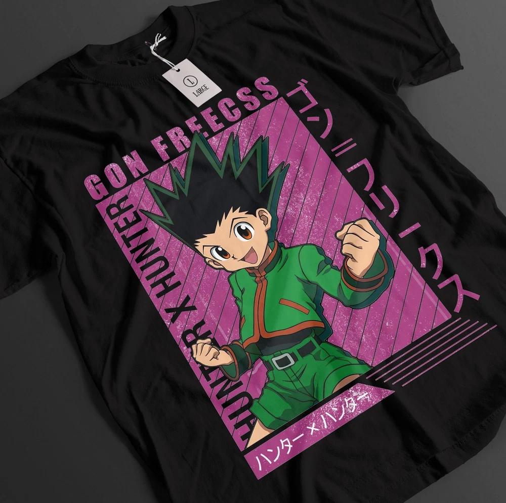 Hunter x Hunter Shirt Gon Freecss TShirt Killua Top HxH Hisoka Anime Unisex Tee S