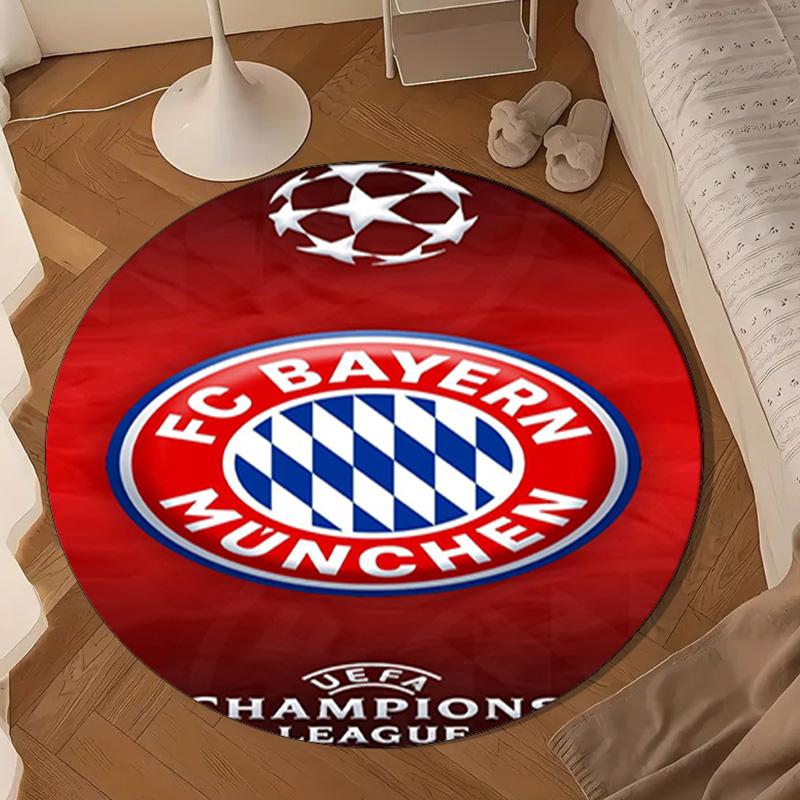 1PC rug Munich FC Crest Round mat Home Decor, Chair rug For livingroom,Bedroom, doormat home decor Birthday Gift Christmas Gifts