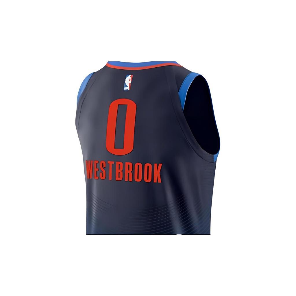 Nike NBA Swingman Basketballtrikot Russell Westbrook Oklahoma City Thunder Herren Tops Blau 863163-419