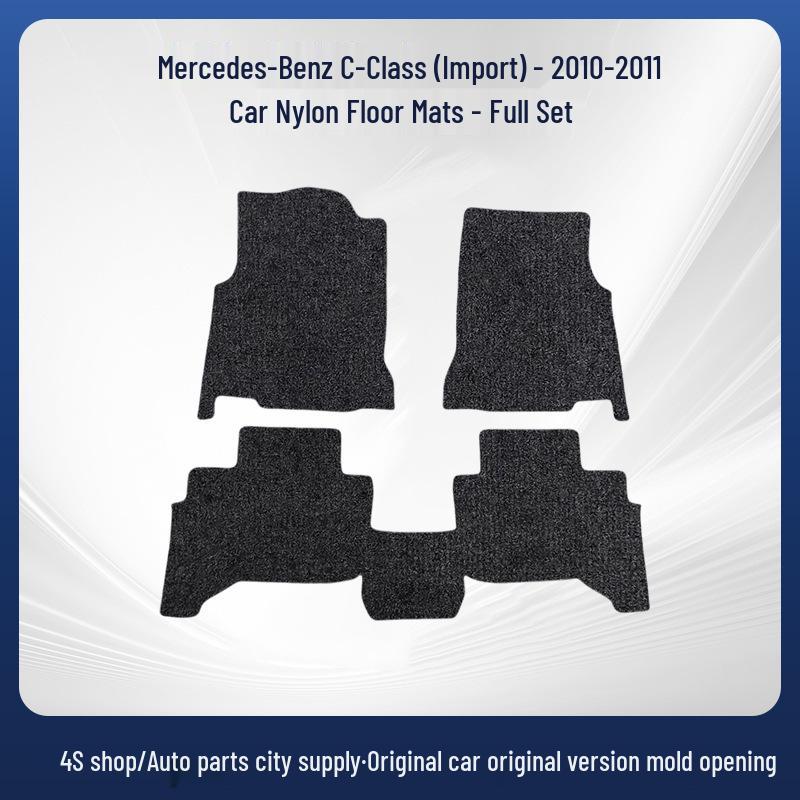 2010-2011 Mercedes-Benz C Sınıfı Modelleri için Naylon Oto Paspasları