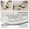 4Pcs Retro Boho Black Cat Shower Curtain Set with Non-Slip Bath Mat, Toilet Lid Cover, Contour Rug & 12 Hooks, Bathroom Decor