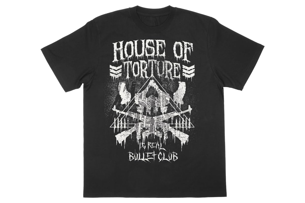 

Новая футболка New Japan Pro-Wrestling HOUSE OF TORTUREREAL BULLET CLUB, Средний размер, 6353103360