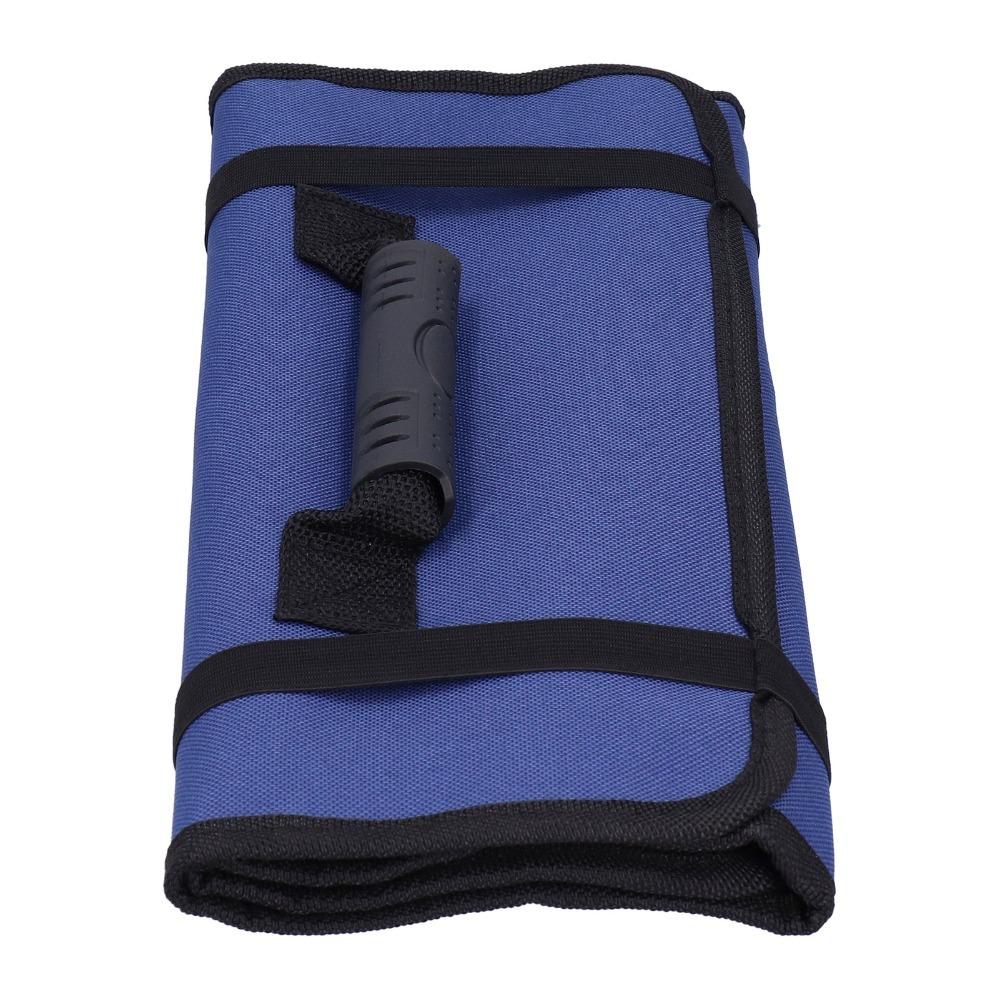 Oxford Cloth Tool Roll Bag 22 Pockets Tool Pouch Organizer Durable Tool Storage Bag  Carpenter