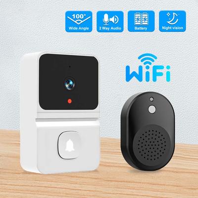 WiFi Video Camera Visual Smart Doorbell Night Vision Cloud Storage Wireless Home Security Door Bell Chime