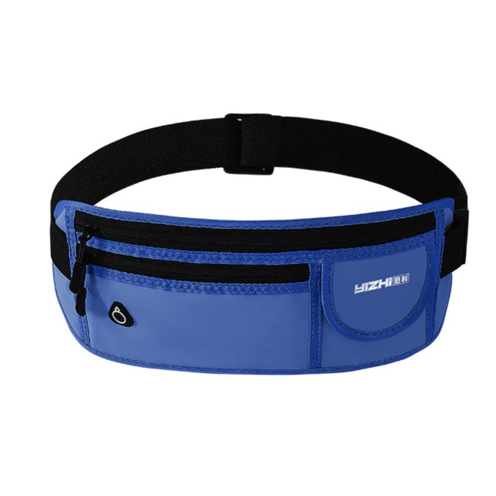 

Высокоэластичная поясная сумка для бега, плотно прилегающая спортивная сумка для телефона, спортивная мобильная поясная сумка, спортивная одежда синий