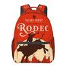 Rinder und Cowboys Rucksäcke für Jungen/Mädchen Kinder Beste Geschenke 2D Flache Cartoon Laptop-Taschen Schultasche für Teenager Outdoor Freizeit