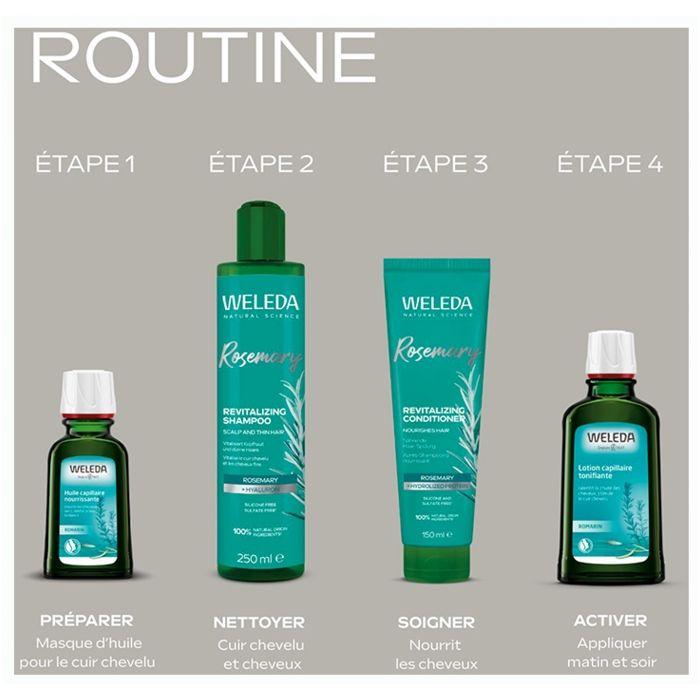 Weleda Rosmarin Revitalisierendes Shampoo - 250 ml