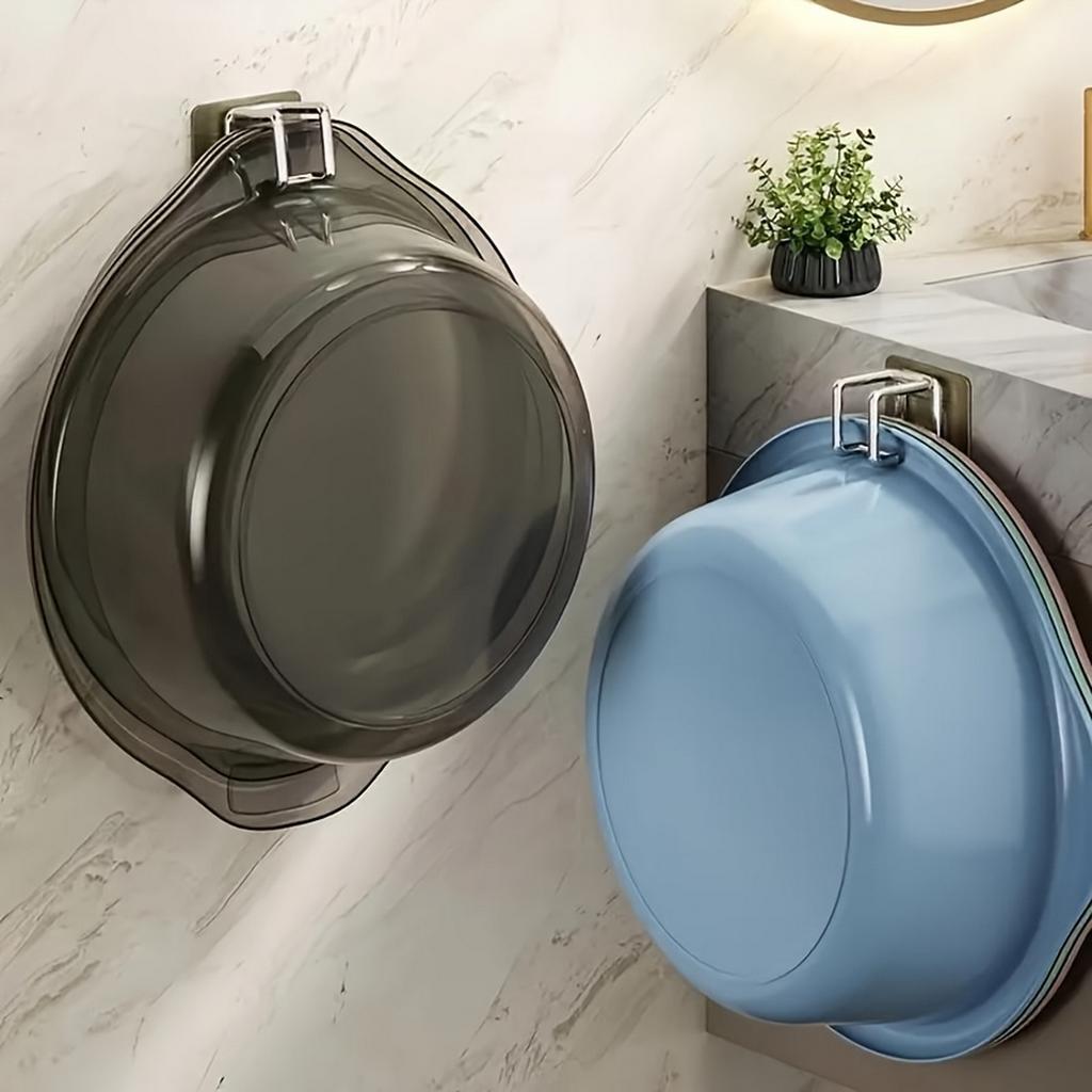 1/2/4/6 Stück Edelstahl Waschtischhaken Multifunktionale Stanzfreie Küche Badezimmer Regal Becken Aufbewahrungsregal Handtuchhängehalter