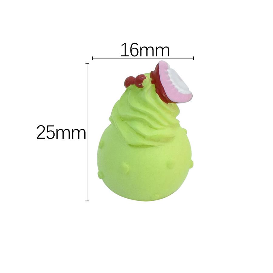 Hot Sale New 3d Artificial Mousse Crepe Cake Design Miniature Dessert Resin Charms for Keyring Bag Shoes