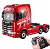 Huina 1501 Camión Tractor Luces Control Remoto Rc Rojo