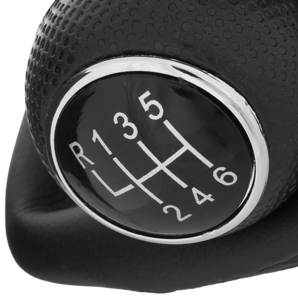 VW Golf IV 98-05 Gear Shift Knob, Black, 6