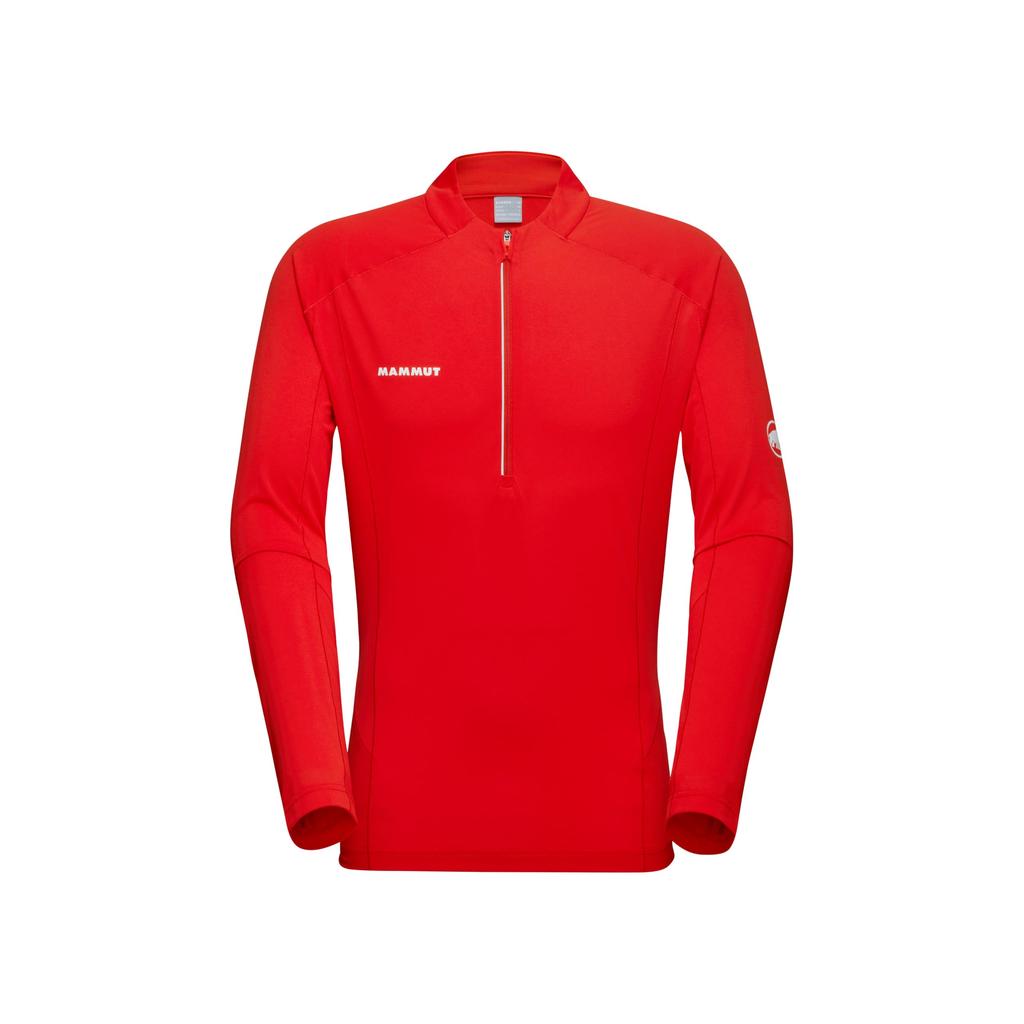 Mammut Aenergy FL Half Zip Longsleeve AF First Layer Half Zip Longsleeve Asian Mammut Red Men's Jacket, Fit, 1016-01310,