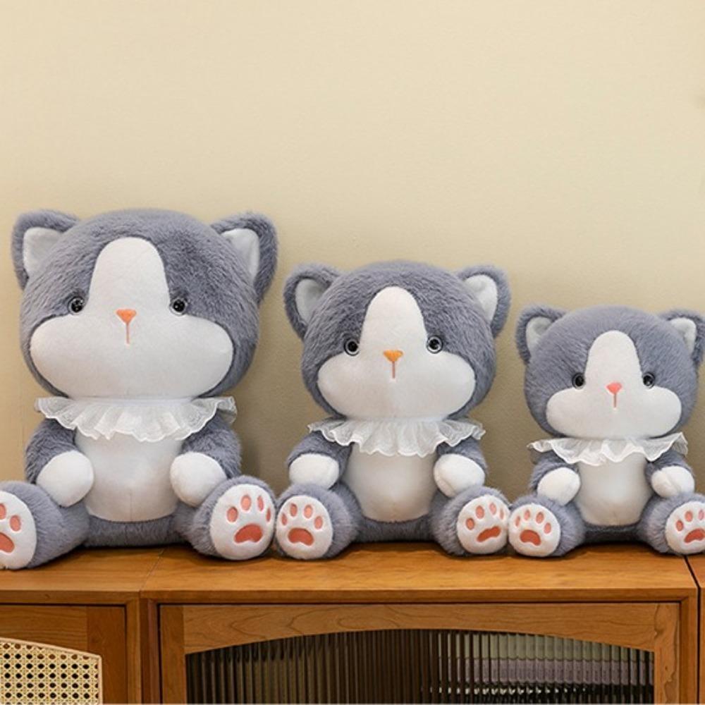 Fluffy Cat Baby Doll Cartoon Cat Stuffed Toy Stuffed Toys Cat Plush Doll  Children's Toys