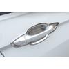 For VW Tiguan 18-21 Silver Steel Exterior Side Door Handle Upper Cover Trim