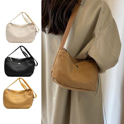 Fashion Bag Canvas Travel Journey Bag Shoulder Bags for Girl Women Crossbody Bags Large Capacity Carrying Bag Lady Purse