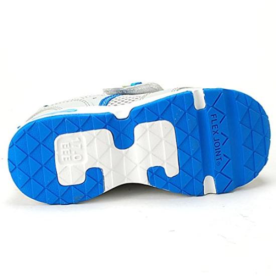 Carrot Sneakers CR Athletic Wide C2146, 2175, Shoes, 2E/3E, Fit, 14-21cm, 0.5cm Adjustment, Kids', Boys, Girls, 3E, Navy, 16.0cm