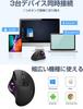 2023 Ewin Wireless Trackball Mouse, 2.4GHzBluetooth Compatible, Thumb-Mouse, Quiet, High Precision, Two-Level DPI Switching, Ergonomic Design,