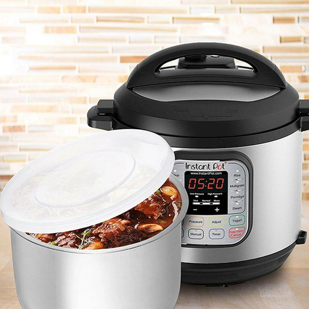 Silicone Pot Cover for InstantPot 5 6 Quart Models Airtight Seal Lid for Keeping Food Fresh and Retaining Heat During Cooking