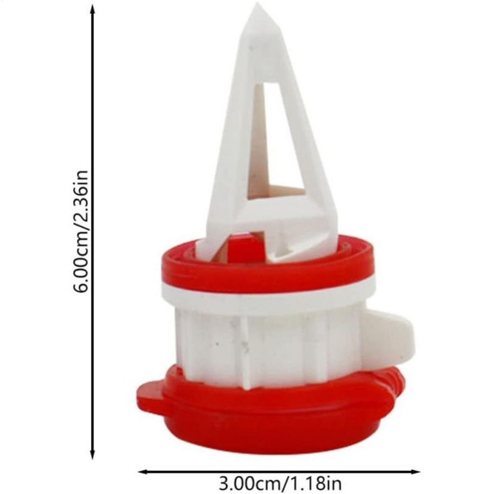 

2 шт. Наливайка для молочной бутылки Крышки для молочника Герметичные с крышкой для молочного магазина Кухонный гаджет Дренажер для сока в коробке красный