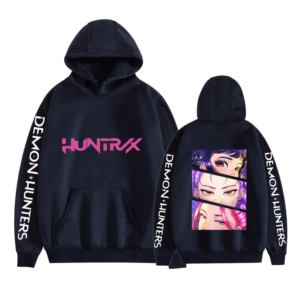 Fashion KPop Demon Hunters Anime Men Women Hoodies Autumn Casual Pullover Hoodie Fashion Sweatshirts Hip Hop Sweatshirt Clothes