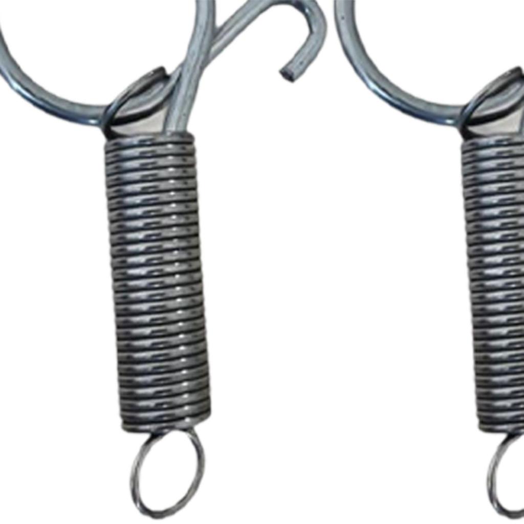 100x Käfigtür Federhaken Federkäfig Riegel Schlösser Stabile Metall Stahlringe für Eichhörnchen Chinchilla Lebensräume Häuser Gehege