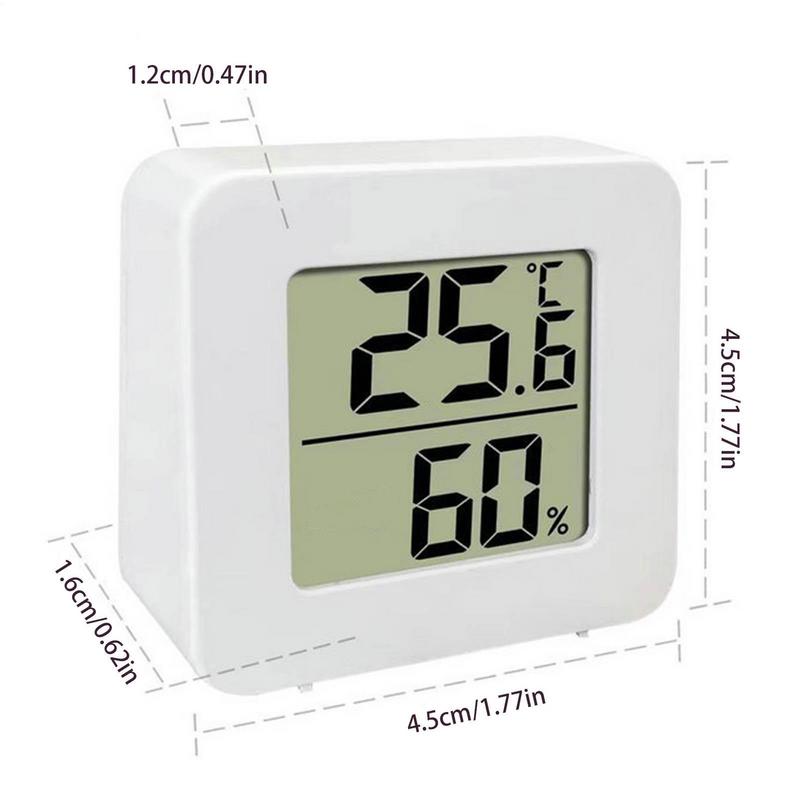 Mini Indoor Thermometer LCD Digital Temperature Room Hygrometer Gauge Room Electronic Temperature Accurate Humidity Gauge