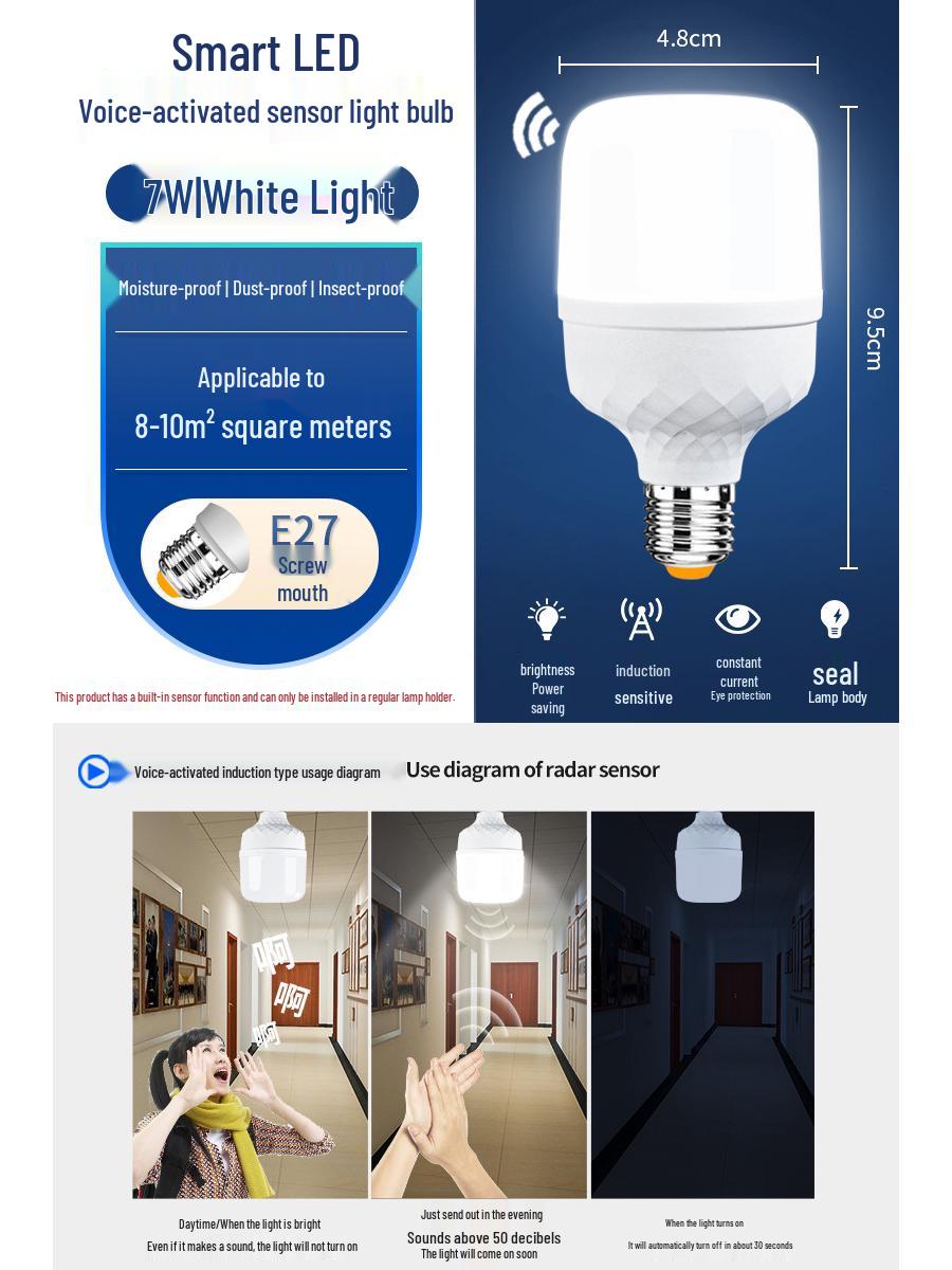 Voice-Activated LED Corridor Light with Infrared Human Detection and Radar Voice Control Other