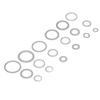 540Pcs Sealing Washer Kit Corrosion Resistant O Ring Aluminum Alloy Washer Set for Automobiles