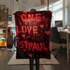 1Pc St. Pauli FC Print Flannel Blanket, High quality Comfortable for All Seasons, Home Decor, Warmth and Comfort, Perfect for Christmas GiftS