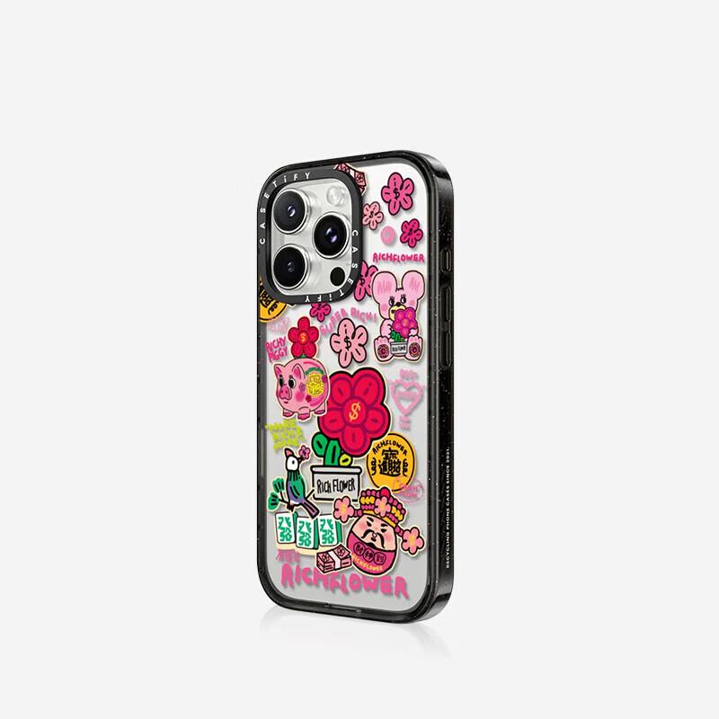 CASETIFY Rich Flower New Year Collection iPhone Case