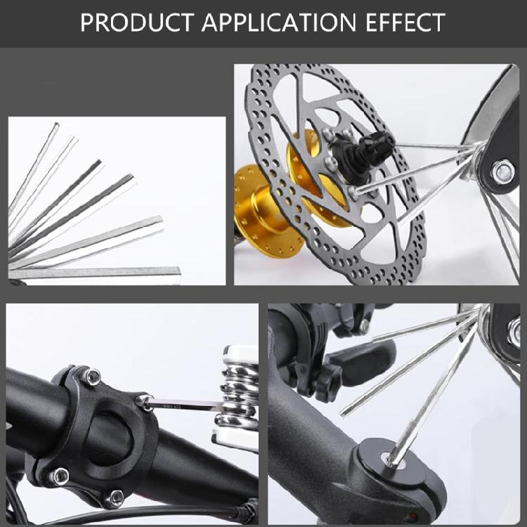 Multifunction 16 In 1 Bicycles Repair Hexagonal Spoke Cycling Screwdriver Tool Cycling Bike Repair Tool