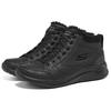 Skechers Ультрагибкие 2.0 Теплые Прочные Удобные Низкие Зимние Сапоги Женские Сапоги Черные 167323-BBK