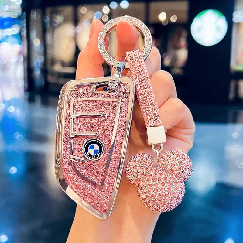 Soft TPU Car Key Case Cover for BMW X1 X3 X5 X6 X7 1 3 5 6 7 Series G20 G30 G11 F15 F16 G01 G02 F48 Protector Shell Accessories Xs8