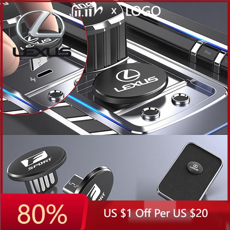 2026 Hot Interior Stickers High-capacity Lexus Car Badge USB Drive Auto Accessories For Lexus F SPORT ES RX NX LS UX LM LX GX LC