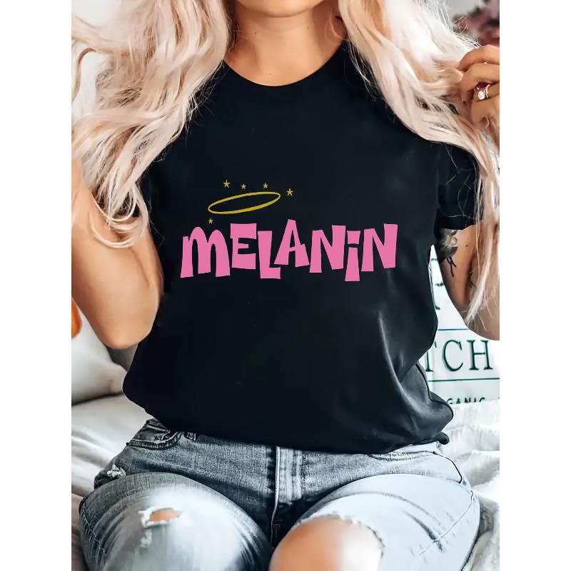 Women s Spring/Summer Round Neck Fashionable Casual Cute T-Shirt S