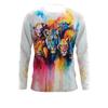 New Men's T-Shirts 3D Tiger Graphic T Shirts Mens Gifts Harajuku Fashion O-Neck Tops Casual Sport Long Sleeve Wolf Print T-shirt