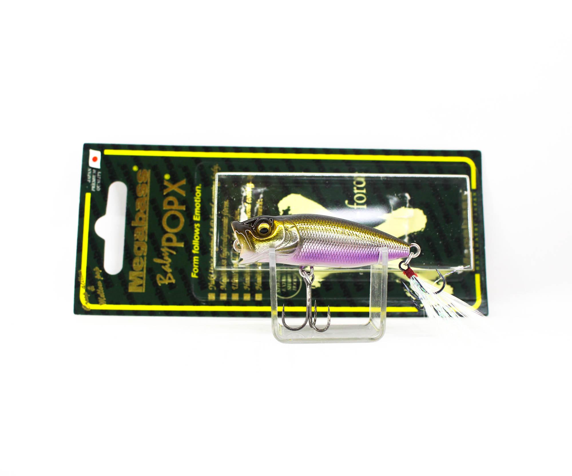 Megabass Pop X Baby 50 мм 3/16 унции Плавающая приманка Wagin Wakasagi (9076)