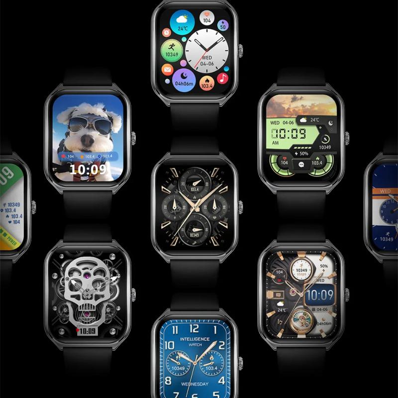 2025 Nové Ultratenké AMOLED Chytré Hodinky Muži 386*448HD Obrazovka Módní Dámský Sportovní Náramek BT Volání Vodotěsné Chytré Hodinky